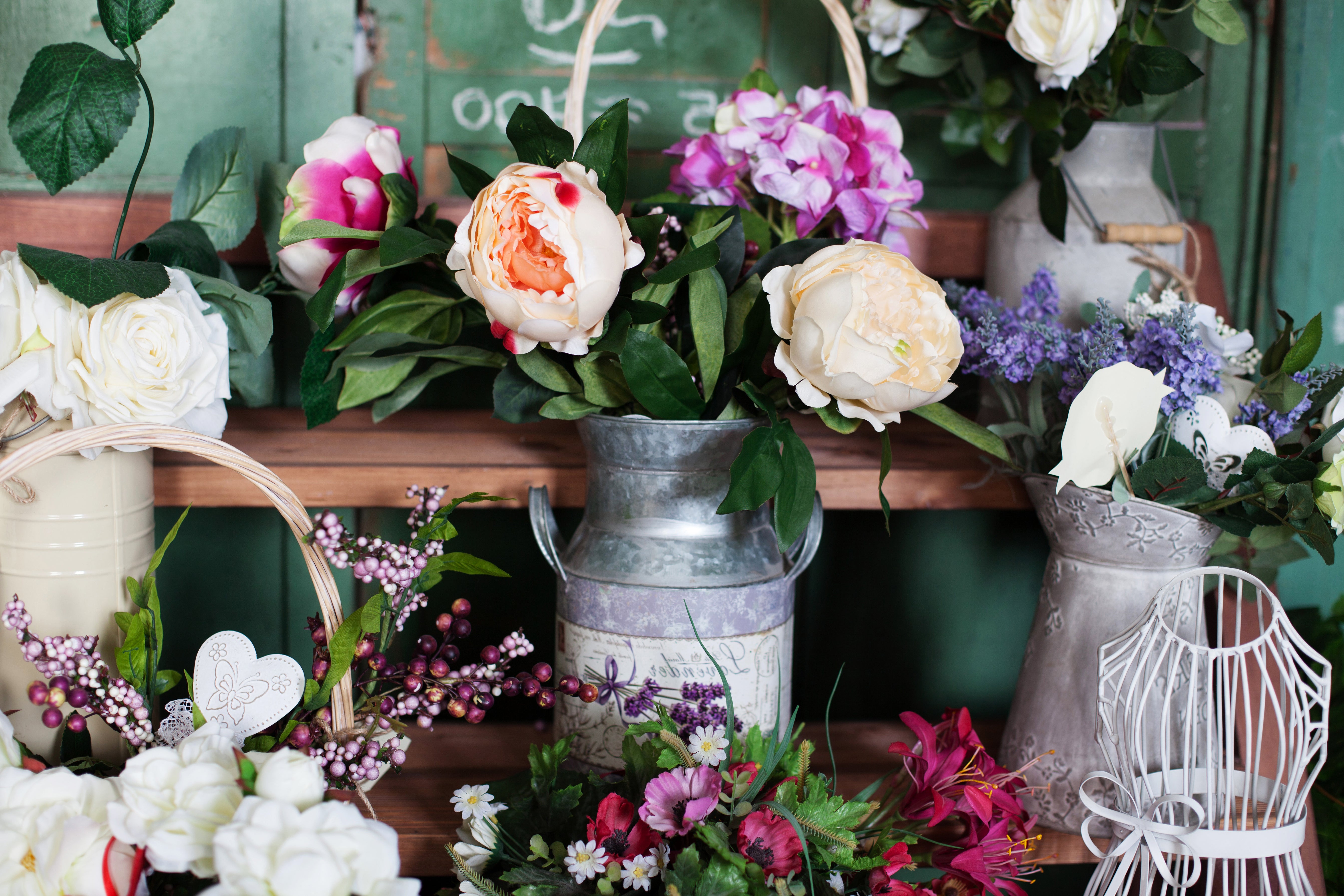 The Trick To Arranging Faux Flowers