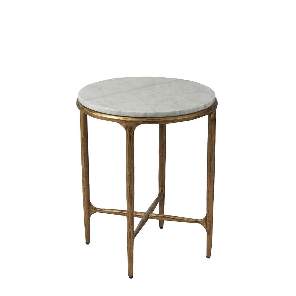 Aries Round Marble Side Table