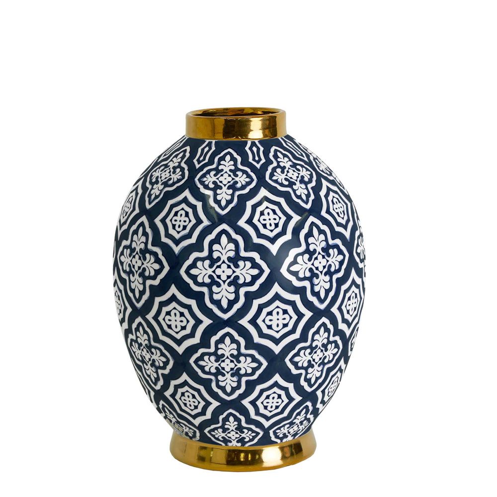 Tangier Belly Vase Midnight