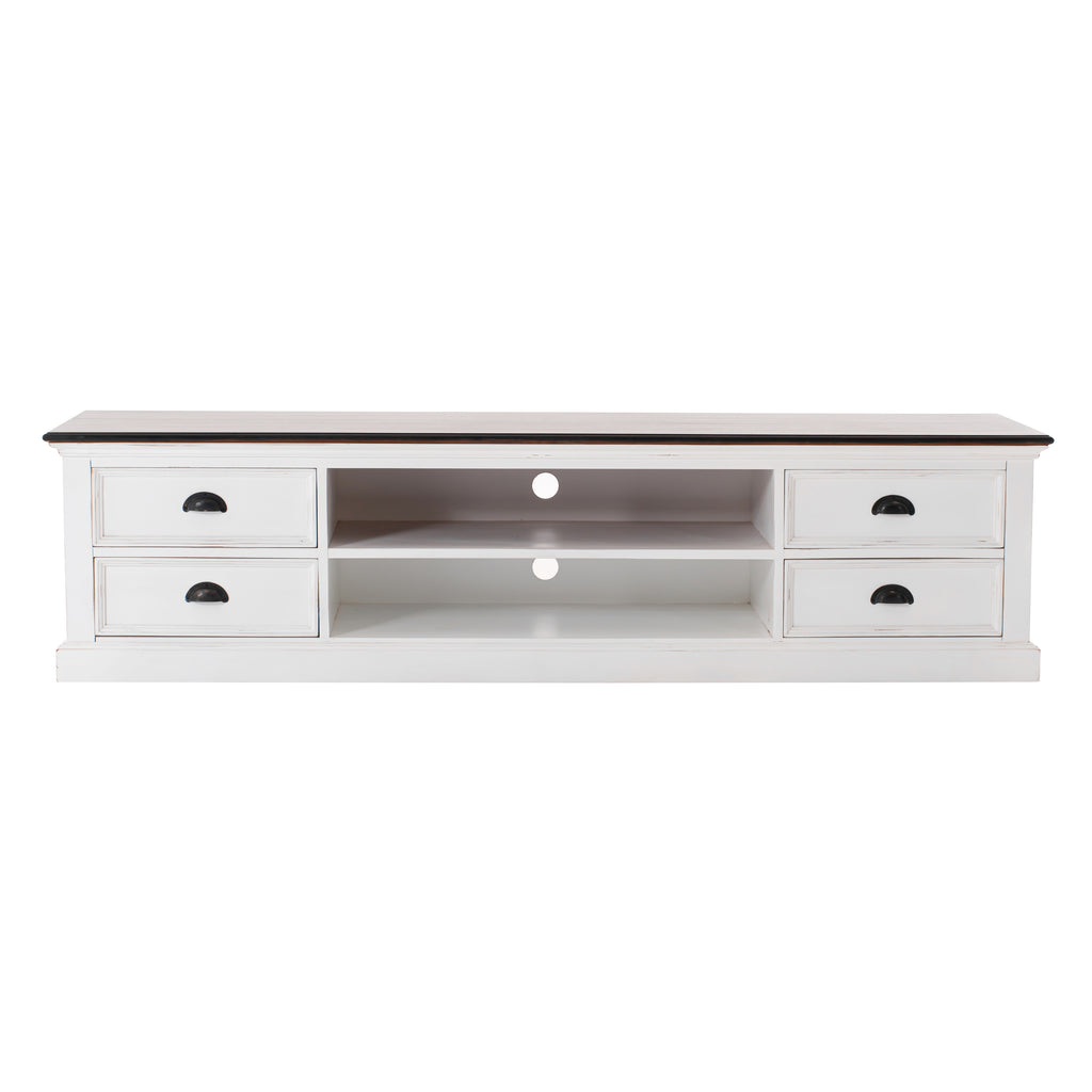 Halifax Half Accent Large Display Unit with 4 drawers