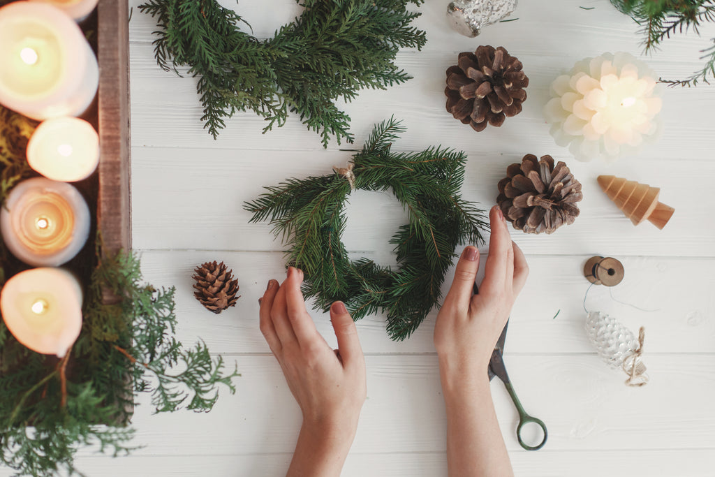 Making Your Own Christmas Wreath