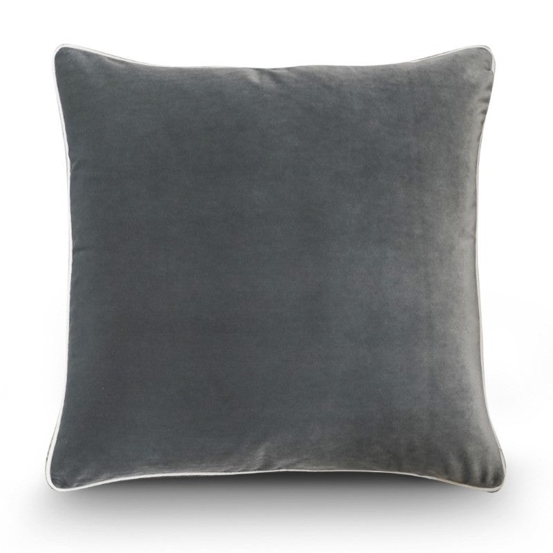 Premium Velvet Cushion 55x55cm Charcoal