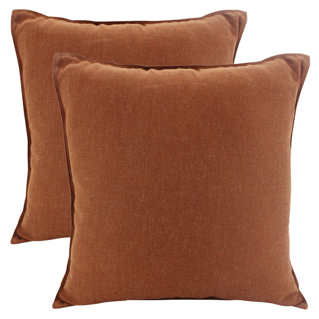 Linen Cushion 55x55 Copper