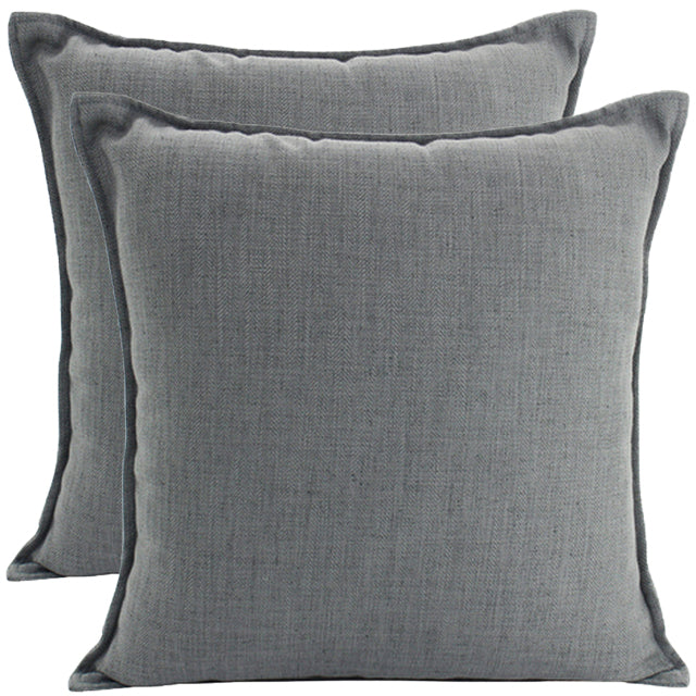 Linen Dark Grey Cushion 55x55