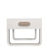 Norma Bedside Table White