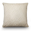 Premium Cushion 55x55cm White with Gold
