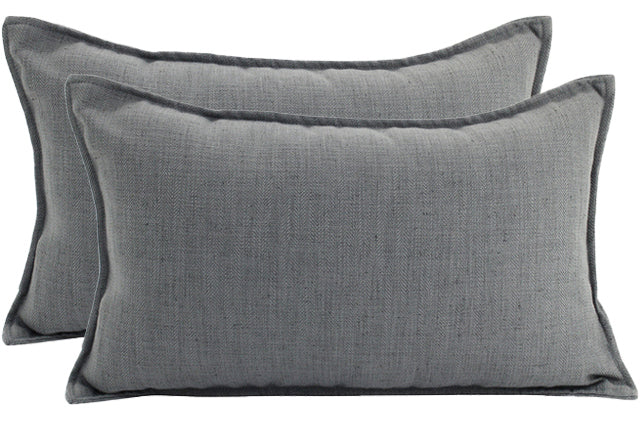 Linen Dark Grey Cushion 30x50