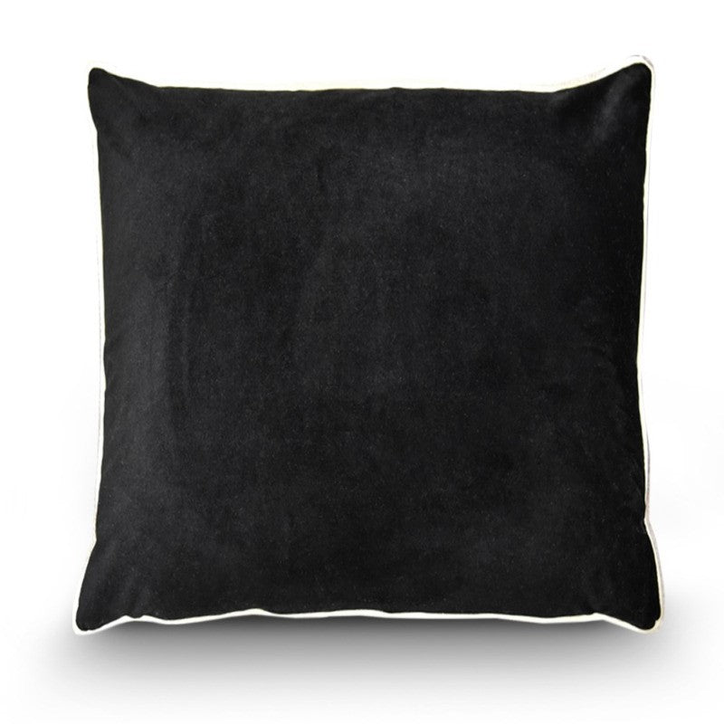 Premium Velvet Cushion 55x55cm Black