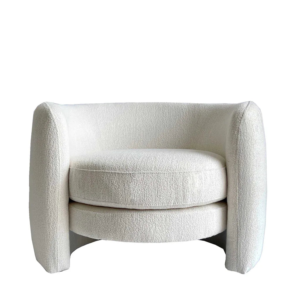 Cora Occasional Chair Cream Boucle
