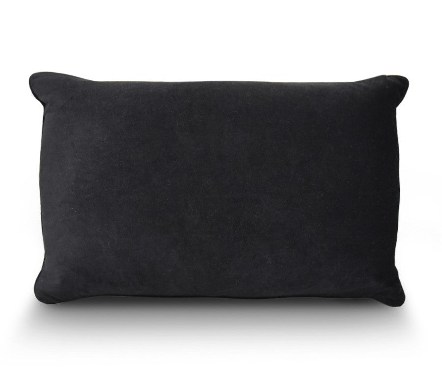 Premium Velvet Cushion 40x60cm Black