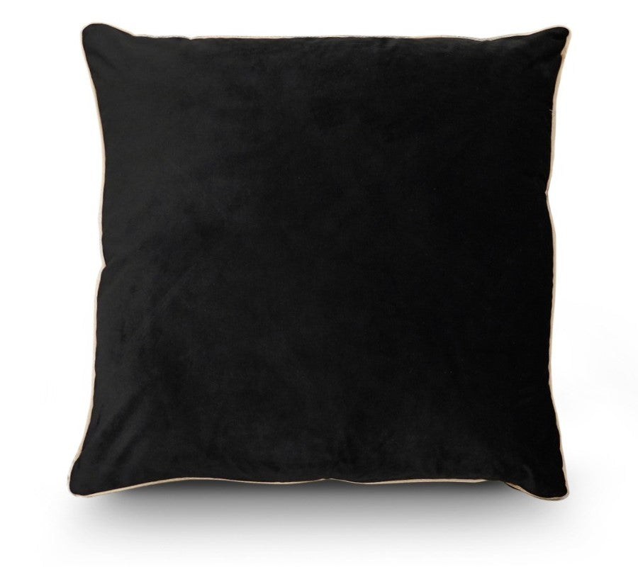 Premium Velvet Cushion 55x55cm Black