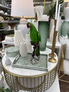 Polly Hand Made Glass Parrot