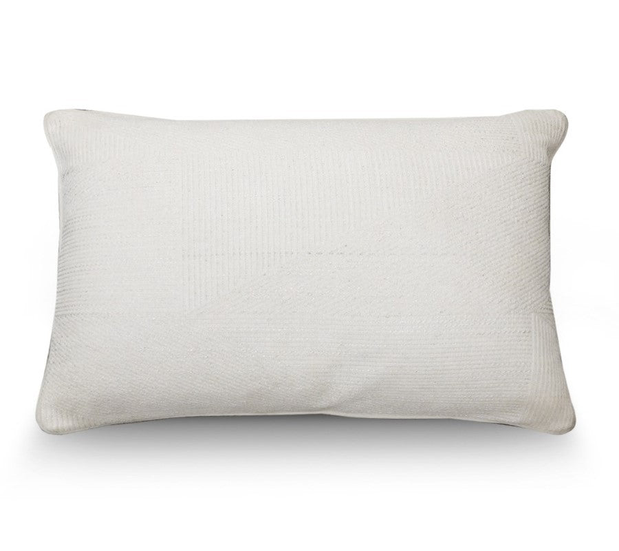 Premium Cushion 40x60cm White Textured