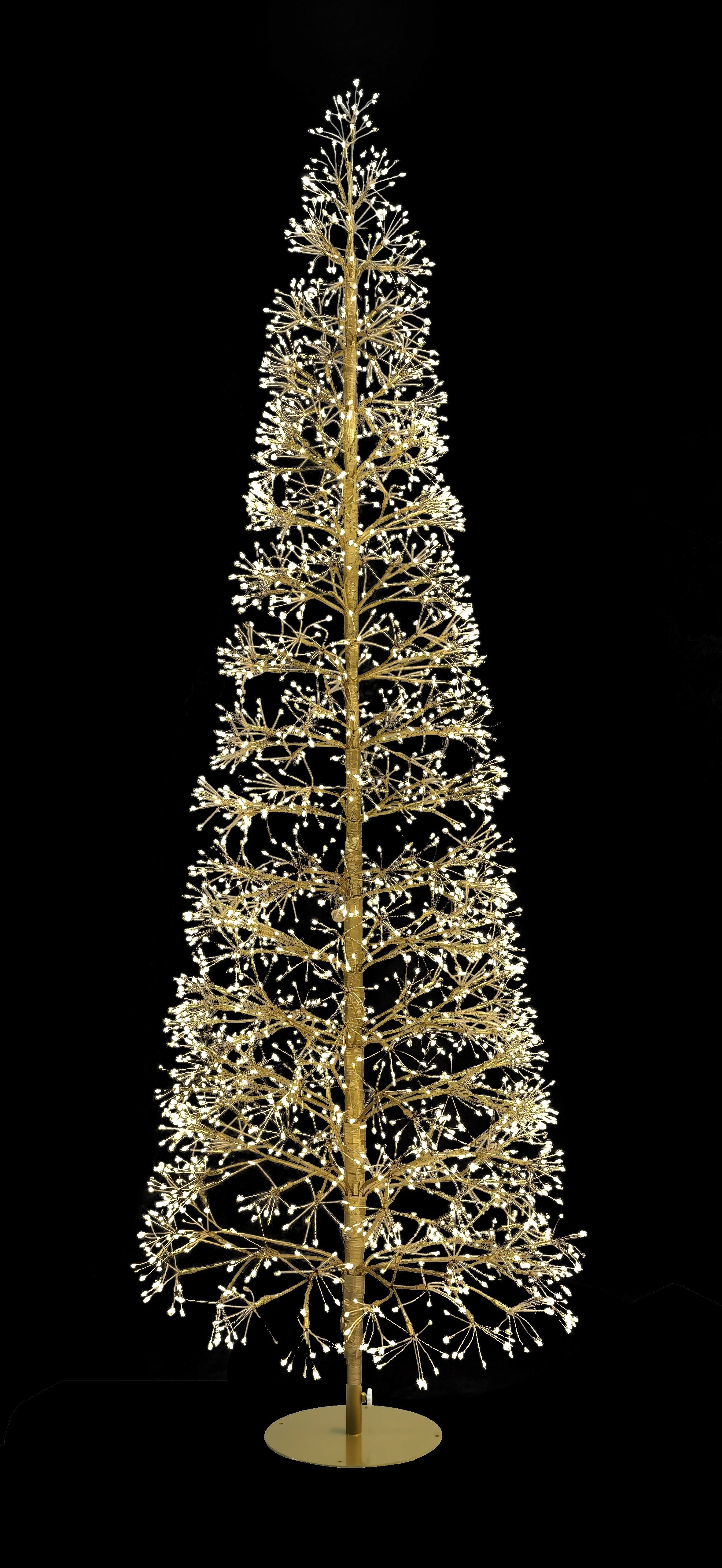 Gold Firecracker Tree w 3000 Lights 180cm
