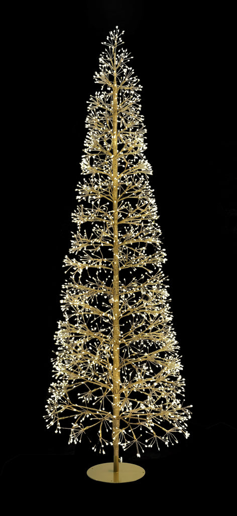 Gold Firecracker Tree w 3000 Lights 180cm