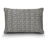 Premium Woven Cushion 40x60cm Black with White