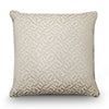 Premium Velvet Cushion 55x55cm White Gold