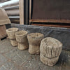 Antique wooden planter rustic home decor decorative plant pot handcrafted wooden planter unique one-of-a-kind vessel