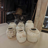 Natural wood small pot rustic antique decorative vase for interior styling