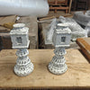Vintage wooden candle holder rustic decorative stand for table and shelf decor
