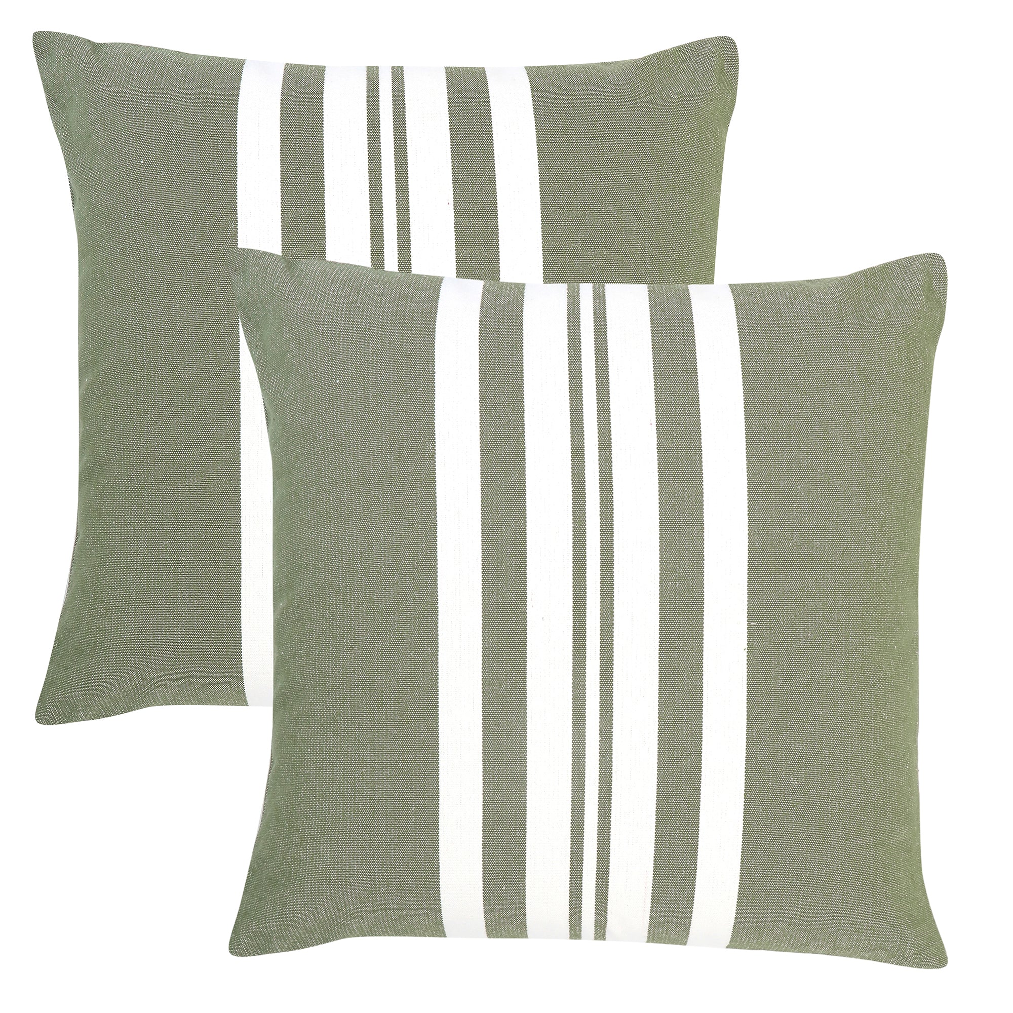 Stripe Outdoor Cushion - Green 45x45cm