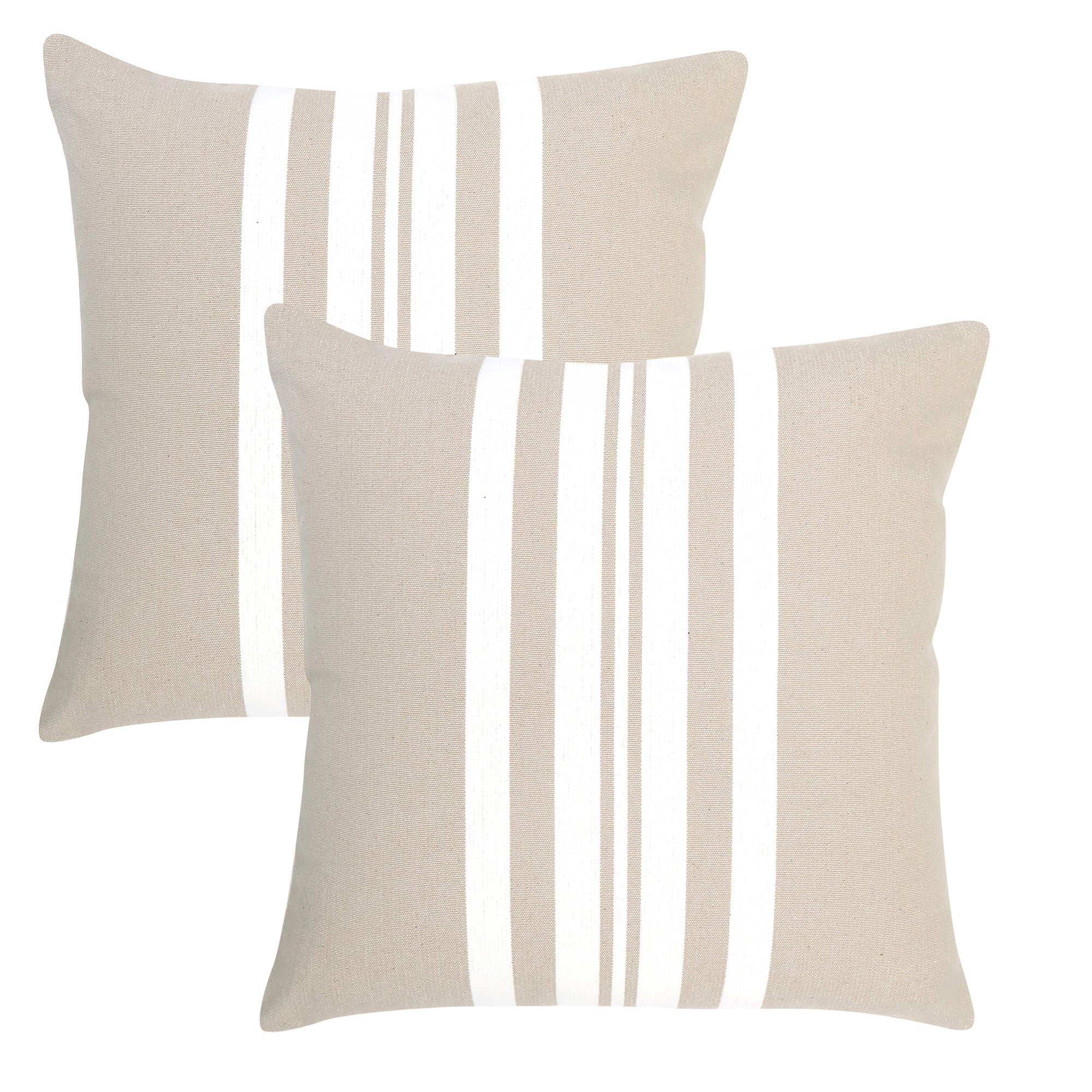 Stripe Outdoor Cushion - Taupe 45x45cm