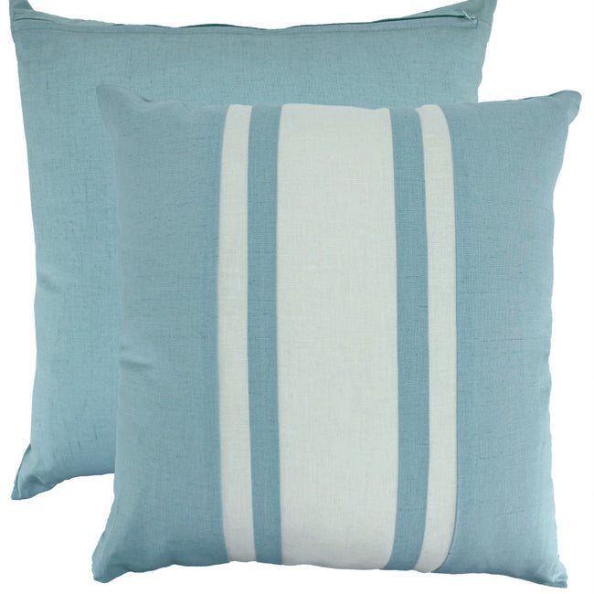 Gambit Linen Cushion 50x50cm Light Blue