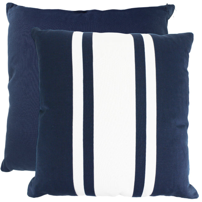 Gambit Linen Cushion 50x50cm Navy