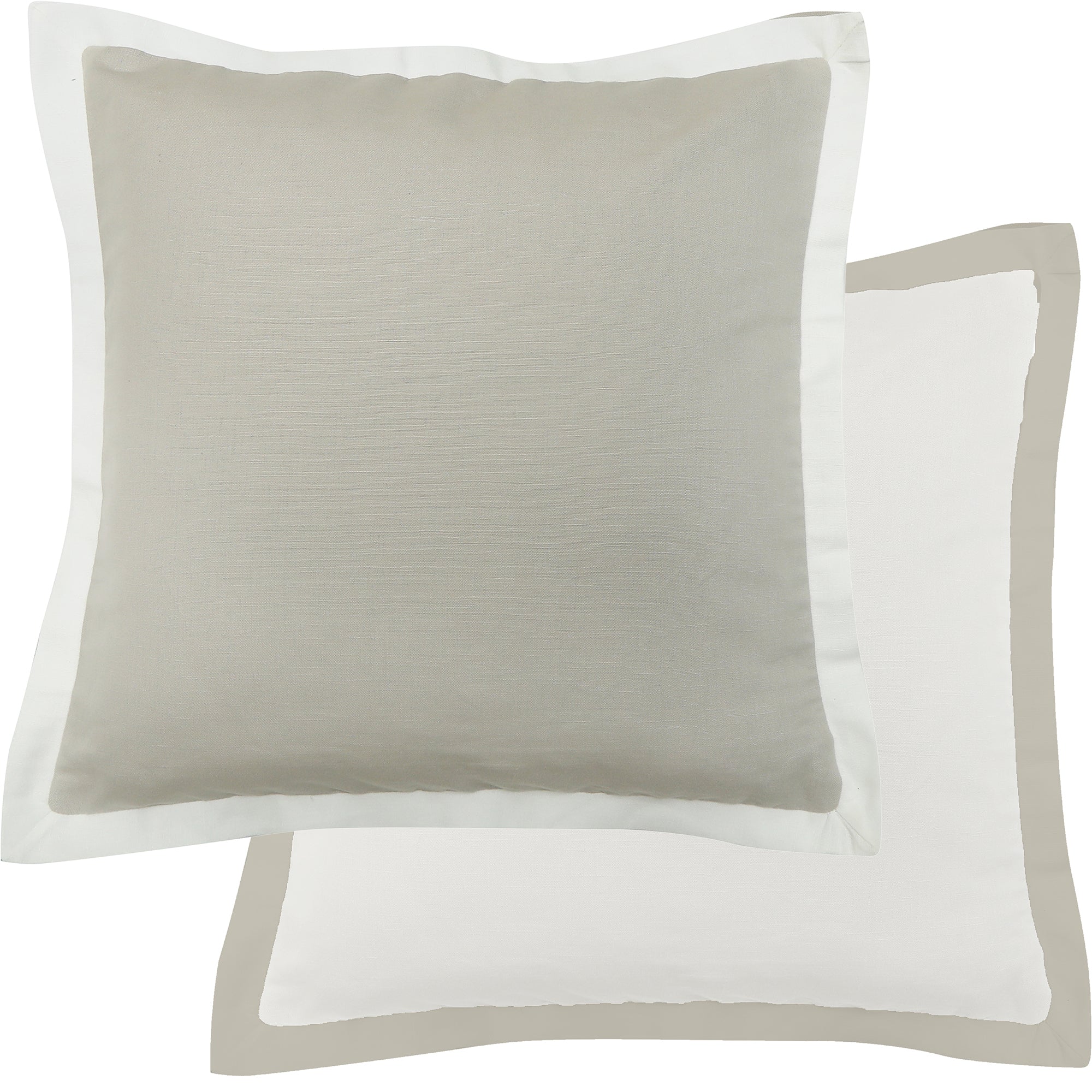 Arlo Reversible Cotton Cushion 50x50cm Natural