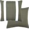 Jinx Reversible Cotton Cushion 50x50cm Olive