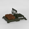 Provence boot scraper in black, made from durable iron, combining rustic elegance with functionality for your entryway.