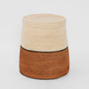 Cassis rust woven basket eco friendly seagrass storage basket for interiors