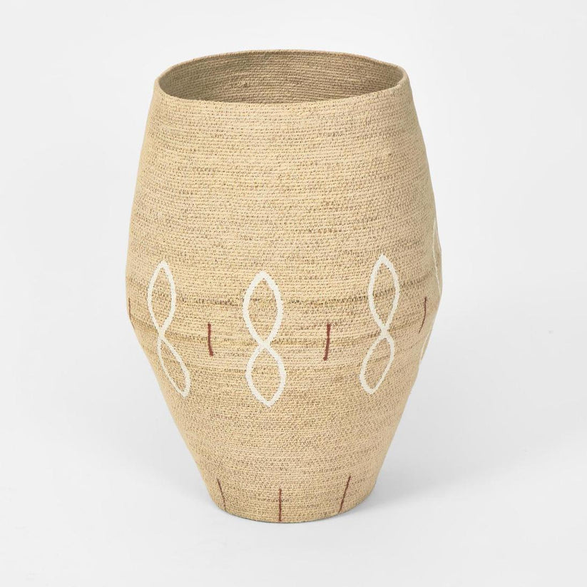Natural seagrass basket Merapi handwoven storage solution for modern homes