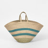 Handcrafted seagrass tote bag Evie eco friendly woven handbag for women
