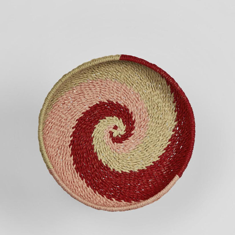 Hani storage basket handwoven paper rope decorative basket for home use