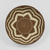 Eco friendly paper rope storage basket Yara brown natural woven organiser