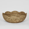 Natural rattan decorative bowl large scallop Paume for home styling