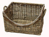 Darma small rattan basket for magazines towels and household storage