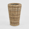 Large rattan plant stand floor planter basket for indoor trees and large plants