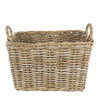 Weathered rattan Bakant basket for living room and bedroom storage use