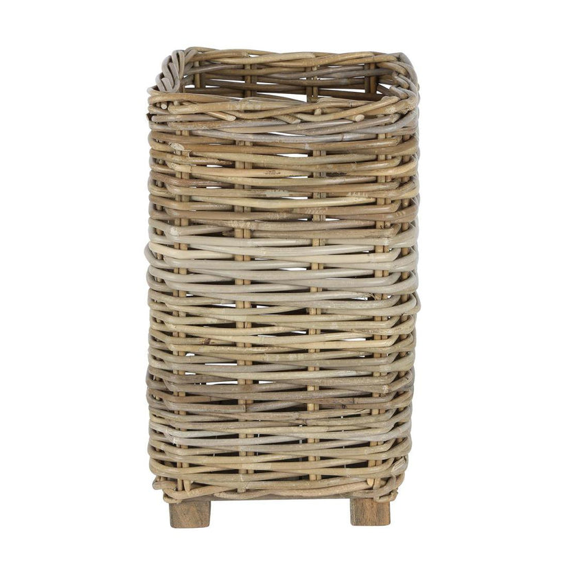 Baku woven storage basket large hamper for blankets and linen storage
