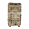 Baku woven storage basket large hamper for blankets and linen storage