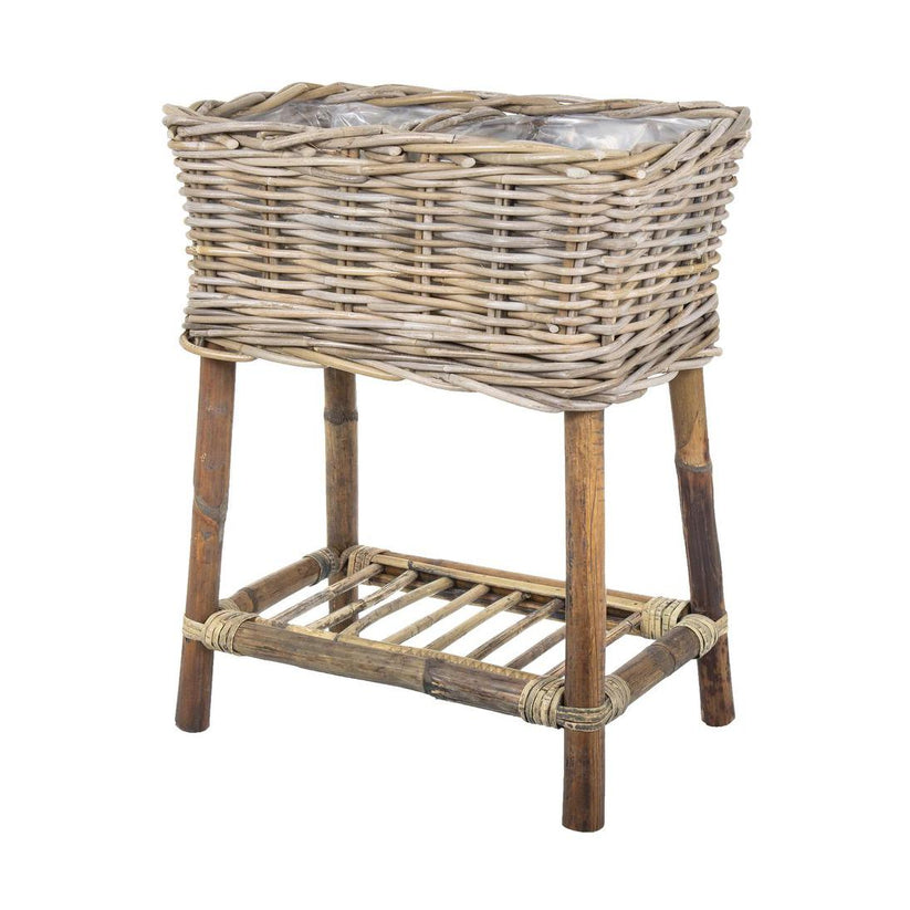 Herb basket plant stand Bahama decorative display for kitchen and home plants