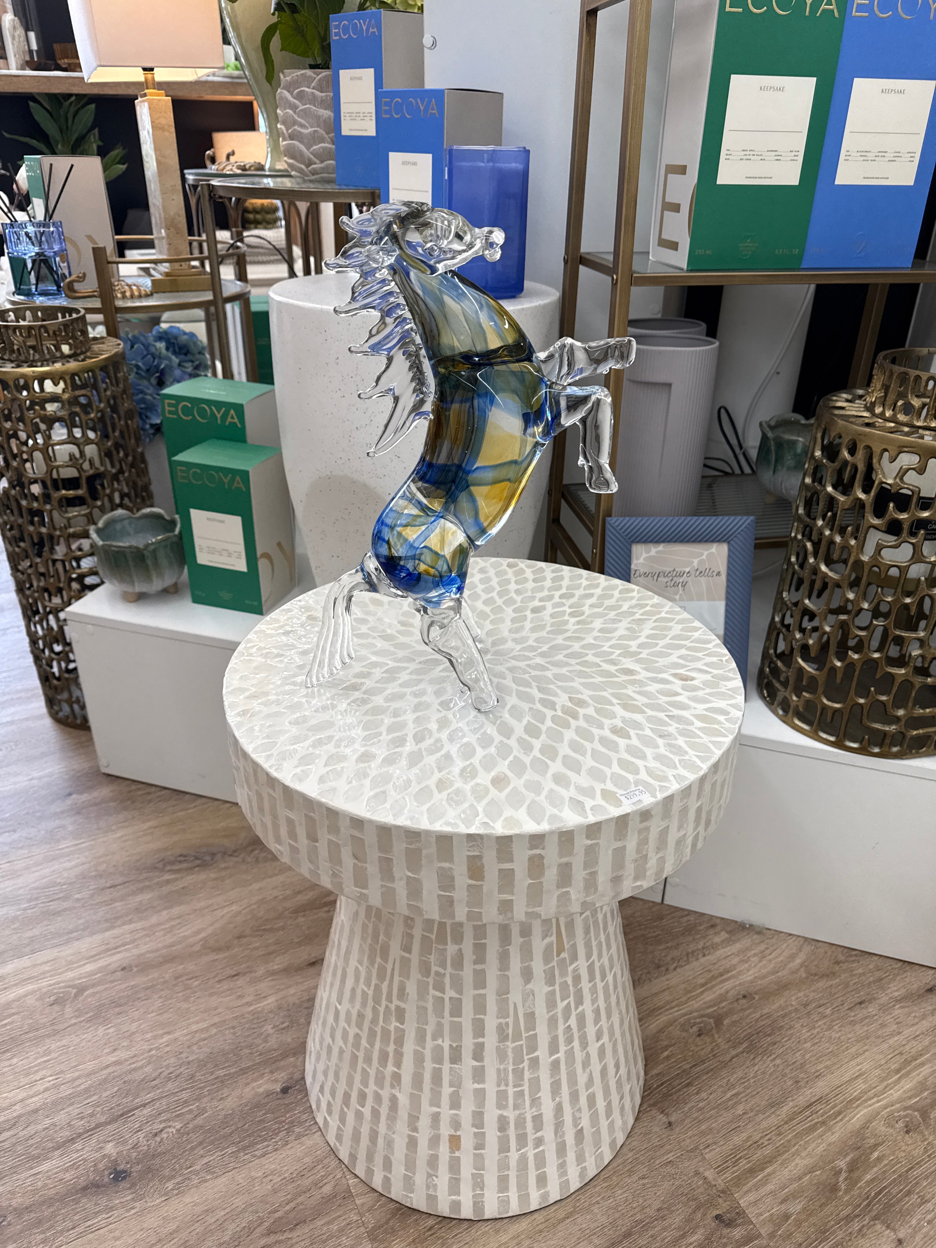 Prance Hand Made Glass Horse