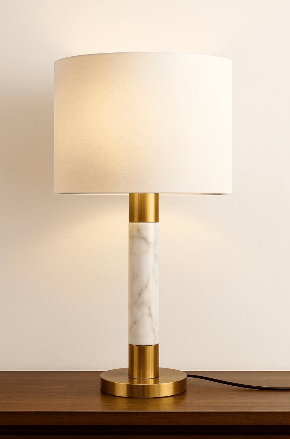 Raffle Bedside Lamp & Shade