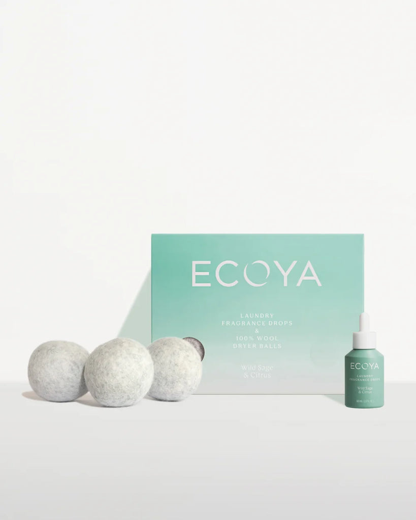 Ecoya Wild Sage & Citrus Laundry Dryer Ball Set