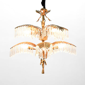 Maison chandelier with elegant statement design for dining rooms, entryways, and sophisticated interior spaces