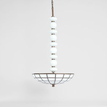 Decorative glass bead ceiling chandelier for classic and contemporary home styling