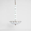 Decorative glass bead ceiling chandelier for classic and contemporary home styling