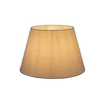 Elegant textured ivory linen lamp shade for small table lamps